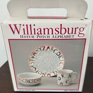 Hotch-Potch Alphabet Porcelain Set - Multicolor